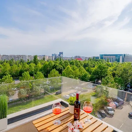 Apartment Union Plaza - Balcony Delight In Center Bukarest
