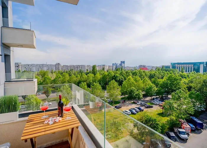 アパート Union Plaza - Balcony Delight In Center